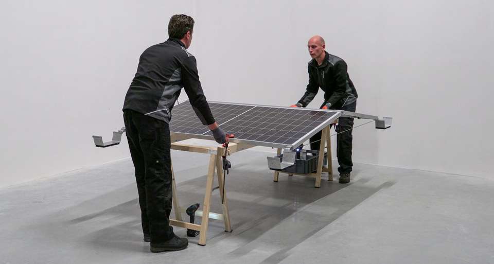 Goeddeels-staand-monteren Dursol Solar Set